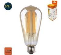 Ampoule LED VINTAGE ovale 6W E27 500lm 2,000k EDM 98624 G