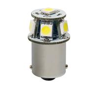 Ampoule LED Voiture Lampe P21W 12V Lumière Blanche 100LM 18,5x33 MM Double