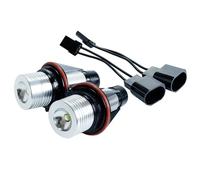 Ampoule Led Voiture，Veilleuse Led Voiture Lot de 2 ampoules LED sans erreur Utilisation adaptée pour phare de voiture BMW E39 E53 E60 E61 E63 X5 530i, feu de position latéral, halo, halo, 5 W(2Pcs Whi