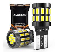 Ampoule LED W5W T10 194 Blanc 30-SMD 3014 Chipsets, 12-24V, CANBUS Sans Erreur, Ampoule de Remplacement pour Voiture Intérieur Dôme Carte Porte Plaque d'immatriculation Light Instrument (Pack de 2)