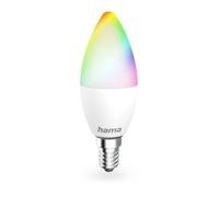 Hama Ampoule connectée LED E14 Multicolore RVBB 2700-6500K 4,9W 470 lm Dimmable Smart Matter