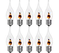 Ampoule LEDVintage Edison E14 E27, effet flamme, 3W, AC 220V, pour éclairage décoratif (couleur : culot E27)