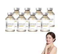Ampoule liftante intensive aux peptides de soie de collagène profond - Ampoule liftante intensive aux peptides de soie - Sérum aux pep de cuivre pour le visage, lissant, hydratant âge (8 bouteilles)
