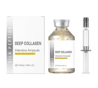 Ampoule liftante intensive aux peptides de soie - Effet liftant instantané et action anti-âge longue durée, sérum raffermissant pour minimiser les ridules, essence profondément hydratante pour