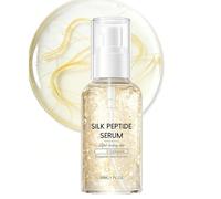 Ampoule liftante intensive aux peptides de soie - Sérum profond au collagène et aux peptides de cuivre pour le visage - Soin de la peau raffermissant, lissant et hydratant instantané (1PC)