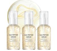 Ampoule liftante intensive aux peptides de soie - Sérum profond au collagène et aux peptides de cuivre pour le visage - Soin de la peau raffermissant, lissant et hydratant instantané (3PCSS)