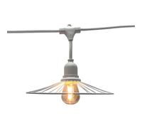 Lumisky Guirlande lumineuse ext. CHIC WHITE LIGHT CONNECTABLE — 6m, 10 ampoules E27, LED blanc chaud
