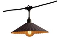 Guirlande lumineuse VINTY Noir Acier 6M Noir G