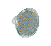 Ampoule MR16 12 LEDS 5050 12V 2.4W 100LM