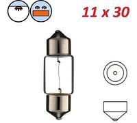 cyclingcolors ampoule navette 12V 8W SV8.5 11x30 plafond intérieur feu arrière stop compatible avec voiture asiatique