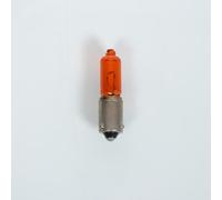 Ampoule orange 12V 21W / BAY9s BAU9s longue plot décalé 120 compatible avec moto