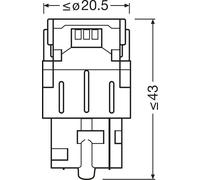 Ampoule OSRAM 7505DWP-2BL