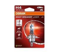 Osram Ampoule halogène H4 NIGHT BREAKER LASER 64193NL-1BL +150% de luminosité 12V blister 1 lampe