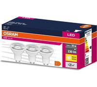 Ampoule OSRAM LED LVPAR163536 GU10 2,8W/827 3 pack BASEPAR1650 36°