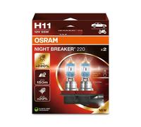 OSR 64211NB200-H - Lampe pour véhicule, H11, PGJ19-2, Night Breaker220, pack de 2
