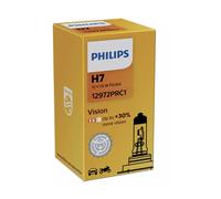 Ampoule Phare H7 PHILIPS 12972PRC1 Vision +30% Peugeot Citroën VW Audi BMW Ford