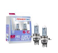 MTech Ampoule halogène H4 PHOPTZSW4-DUO 12 V 55 W Blanc Superwhite x2