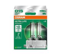 OSRAM XENARC® ULTRA LIFE, D1S, lampes de phares au xénon, Boîte pliante suspendue (2 lampes)