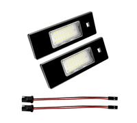 Ampoule Plaque Immatriculation Pour BMW Série 1 E81 E87 E63 E64 M6 E85 E86 Z4 F12 F13 F20 K48 Lampe De Plaque D'immatriculation LED Au Xénon Blanc 2 Pièces