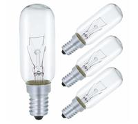 Ampoule Pour Hotte Aspirante E14 40W, T25 230V Ampoule Incandescence Blanc Chaud 2700K Dimmable, Lot de 4