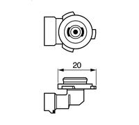Ampoule, projecteur antibrouillard BOSCH 1 987 302 083 pour NITRO 4 2007-2011