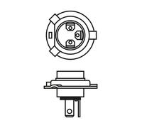 Ampoule, projecteur longue portée Bosch 1 987 301 422