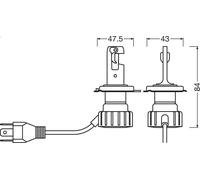 Ampoule, projecteur longue portée OSRAM 64193DWNBSM-2HB pour 924 2 1980-1986