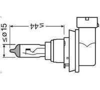 Ampoule, projecteur longue portée OSRAM 64212-1BL pour BMW 1 (E87) 2 2004-2007