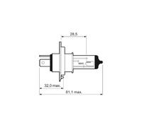 Bulb H4 - Plus 50% Light - Cardboard X1