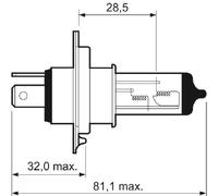 Ampoule, projecteur longue portée VALEO 032513