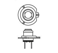 Ampoule, projecteur principal BOSCH 1 987 301 153 pour MG ZT 2 2002-2003