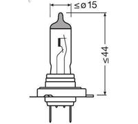 Ampoule, projecteur principal OSRAM 64210ALL pour MG ZT 2 2002-2003