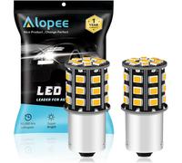 Ampoule Py21w Led Orange Clignotant 1056 Bau15s Haute Luminosité - 33 Smd 2835 Sans Polarité (9v-30v) Pour Ry10w 7507 12496 Clignotants Avant/Arrière Voiture - Lot De 2 Pièces