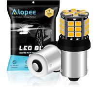 Ampoule Py21w Led Orange Clignotant 1056 Bau15s Haute Luminosité - 39 Smd 2835 Sans Polarité (9v-30v) Pour Ry10w 7507 12496 Clignotants Avant/Arrière Voiture - Lot De 2 Pièces
