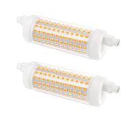 Ampoule R7S LED 118mm 25W Dimmable Blanc Chaud 3000K, Équivalent à Lampe Crayon Halogène J118 R7S , AC 220V,lot de 2