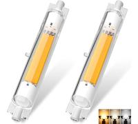 Ampoule R7S LED 118mm 30W Dimmable - Équivalent 300W Halogène | 3000LM | Économie d'énergie 90% | Angle 360° | Lot de 2 (Blanc naturel 4500 K, 2 pc 118mm)