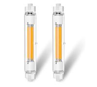 Ampoule R7S LED 118mm Dimmable, Ampoule LED R7S 30W Équivalent à Lampe Halogène 300W, Sans Scintillement,R7S LED Ampoule Blanc Froid 6000K 3000LM,AC 220-240V,Éclairage à Faisceau 360°, Lot de 2