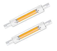 Ampoule R7S LED 118mm Dimmable,LED COB Ampoules Blanc Froid 6000K,3000LM Pas de Scintillement,118mm 30W Ampoule Équivalent Ampoule Halogène J118 300W,Éclairage à Faisceau 360 °,AC 220-240V,Lot de 2