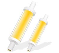 Ampoule R7S LED 78mm 15W Blanc Naturel 1000LM, R7S 78mm LED COB Équivalent J78 150W Ampoule Halogène, Non Dimmable, Angle de Faisceau 360 °, Sans Scintillement,Natural white 2pcs,78mm 15w