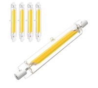 Ampoule R7S LED 78mm Dimmable 10W - Équivalent à Lampe Halogène 100W, Sans Scintillement, Blanc Chaud 3000K 2000LM, Éclairage à Faisceau 360°, AC 220-240V, Paquet de 4