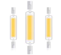 Ampoule R7S LED 78mm Dimmable 10W, Équivalent Halogène J78 100W, Blanc Froid 6500K, Angle 360°, 1000LM COB Linéaire Pour Projecteur Applique Murale, 3 PCS