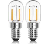 Ampoule Refrigerateur Led E14 1w 230v, T22 Ampoule Frigo Led E14 Blanc Chaud 2700k, Équivalent 10w E14 Incandescent, Petit Led E14 Pour Frigo, Lampe De Sel, Veilleuse Enfants, Lot De 2