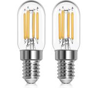 Ampoule Refrigerateur Led E14 2w 230v, T22 Ampoule Frigo Led E14 Blanc Neutre 4000k, Équivalent 15w E14 Incandescent, Petit Led E14 Pour Frigo, Lampe De Sel, Veilleuse Enfants, Lot De 2