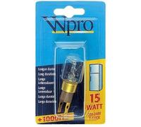 Ampoule Réfrigérateur - WPRO - T CLICK - 15W - 230V - Compatible avec plusieurs modèles