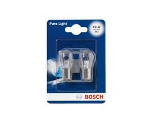 Ampoule secondaire BOSCH P21W Pure Light 12V/21W, 2 pièce