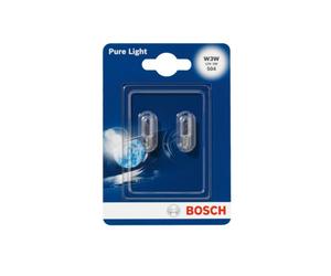 Ampoule secondaire BOSCH W3W Pure Light 12V/3W, 2 pièce
