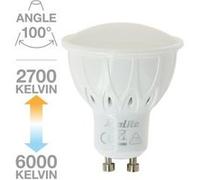 Ampoule Spot CCT MEMO-K 100° GU.10 5.5W équivalent à 50W Incolore G