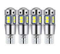 Ampoule T10 W5W led plafonnier voiture interieur veilleuse Convient pour les plaque d'immatriculation, les feux latéraux, les feux de position et les plafonniers (4 pièces).