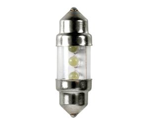 Ampoule Torpille Pilot 3 LED 10x31 MM SV8, 5-8 12V 2 Pièces