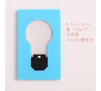 Ampoule Ultra Mince À Économie D'énergie, Forme Mini Portable 6 Couleurs Disponibles Carte Abs Veilleuse Avec Batterie À Bouton Cadeau 4 Pièces